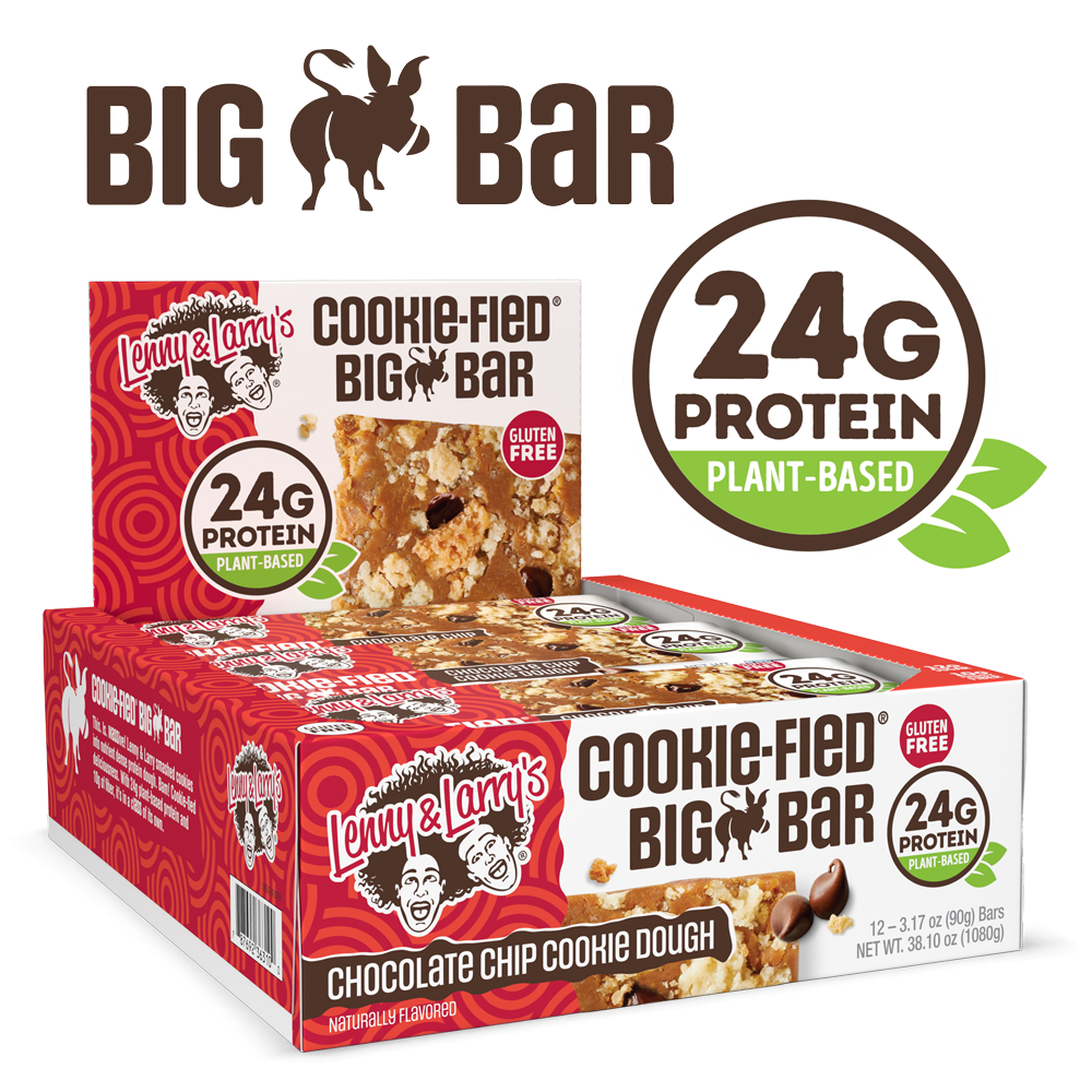 Cookie-fied® Big Bar Chocolate Chip Cookie Dough- Box of 12