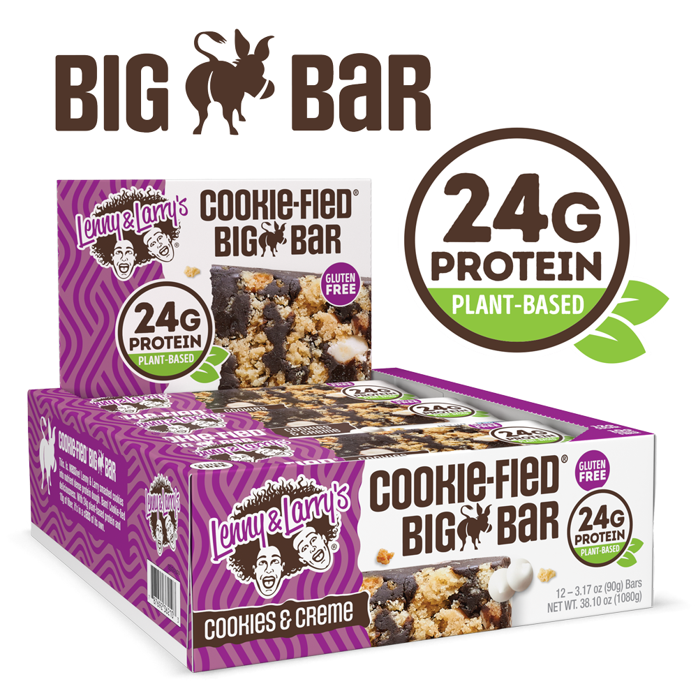 Cookie-fied® Big Bar Cookies & Creme - Box of 12